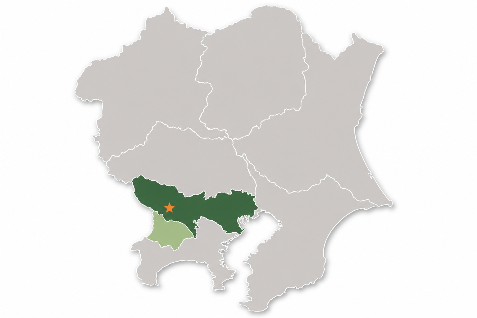 対応エリア地図（東京・神奈川）
